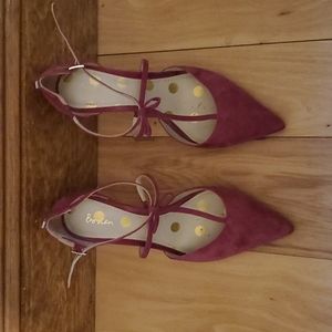 Boden, Jennifer T Bar Heels, 38 (size 7.5), Fallen Fruit